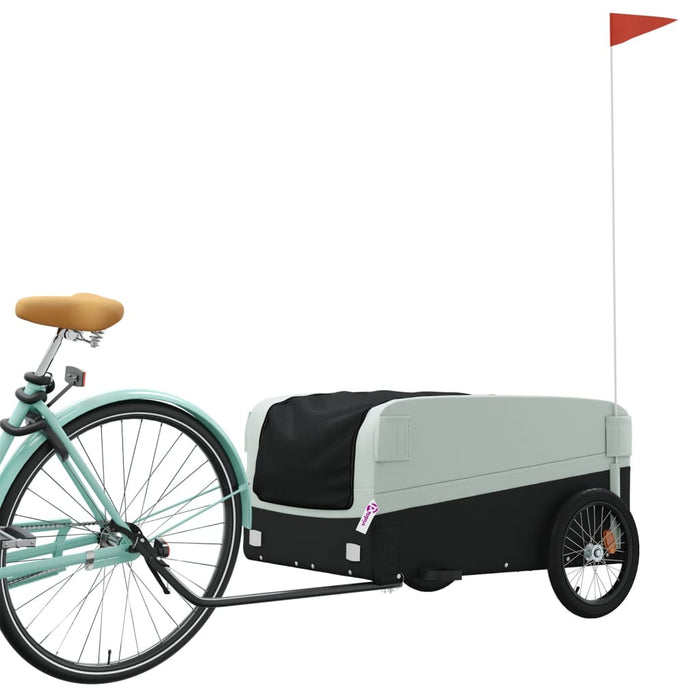 Remorcă pentru biciclete, negru și gri, 45 kg, fier WALTI