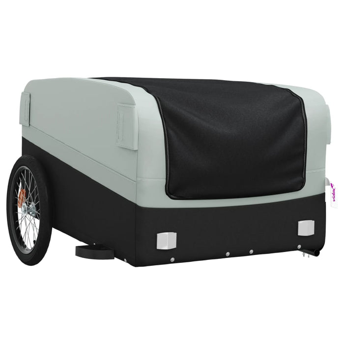Remorcă pentru biciclete, negru și gri, 45 kg, fier WALTI