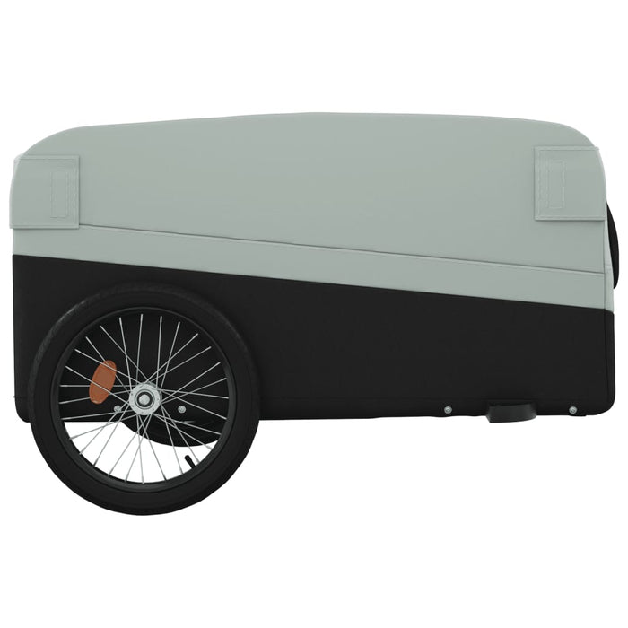 Remorcă pentru biciclete, negru și gri, 45 kg, fier WALTI