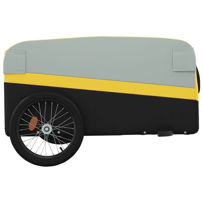 Remorcă pentru biciclete, negru și galben, 45 kg, fier WALTI