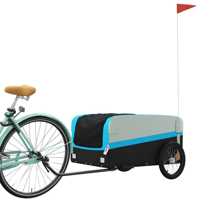 Remorcă pentru biciclete, negru și albastru, 45 kg, fier - WALTI WALTI