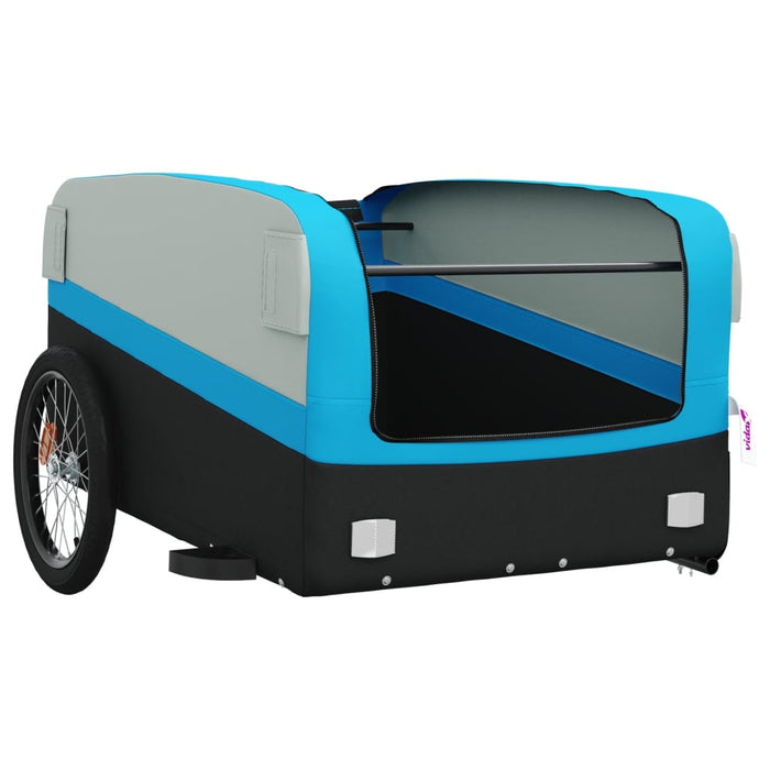 Remorcă pentru biciclete, negru și albastru, 45 kg, fier - WALTI WALTI