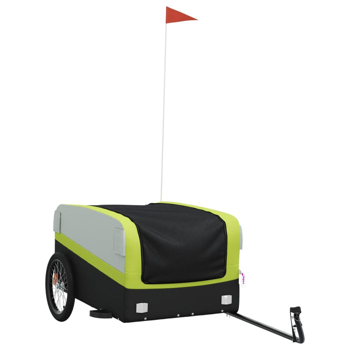 Remorcă pentru biciclete, negru și verde, 45 kg, fier - WALTI WALTI