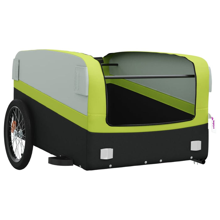 Remorcă pentru biciclete, negru și verde, 45 kg, fier - WALTI WALTI