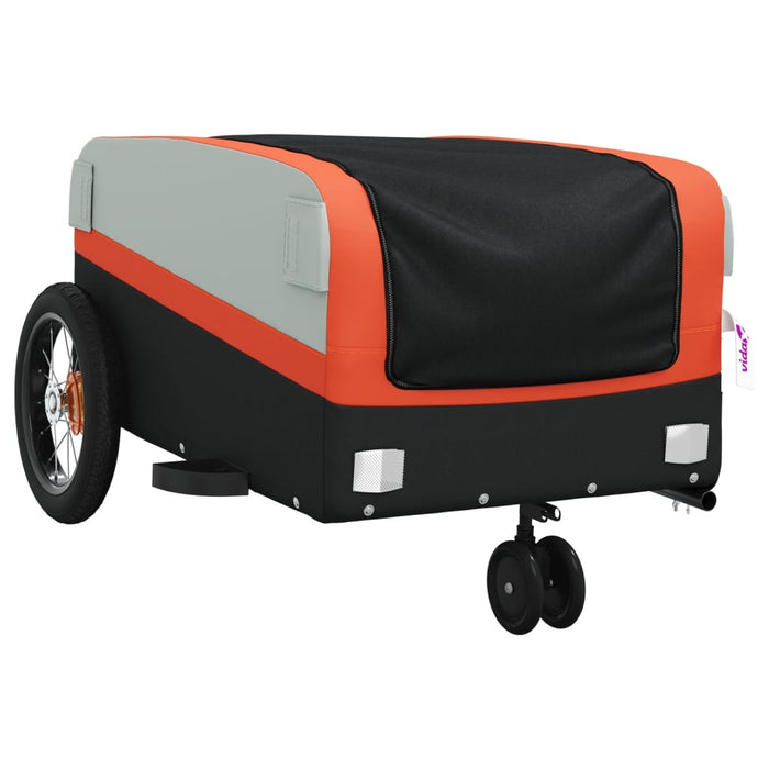 Remorcă pentru biciclete negru/portocaliu, 30 kg, fier - WALTI WALTI