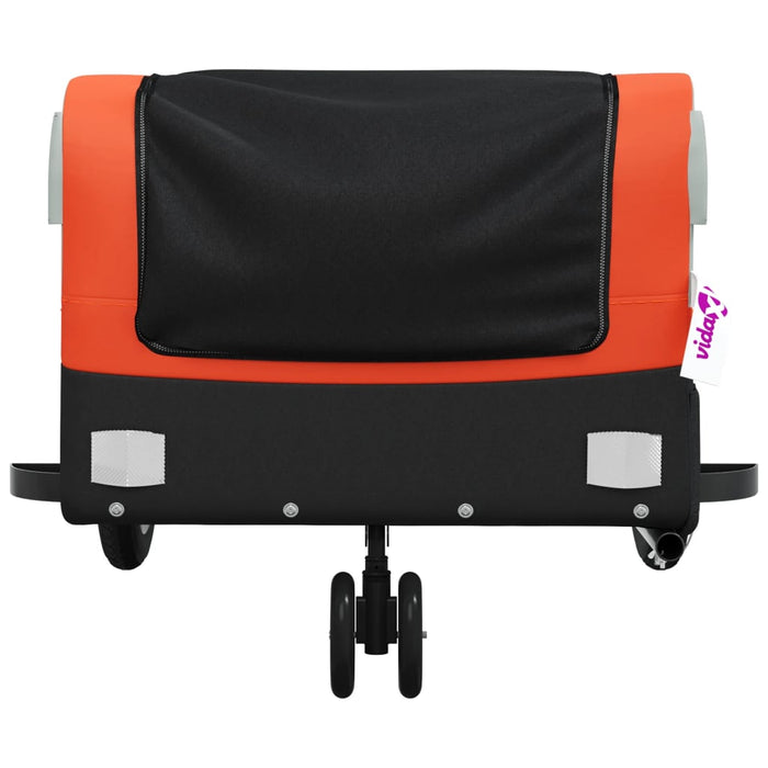 Remorcă pentru biciclete negru/portocaliu, 30 kg, fier - WALTI WALTI