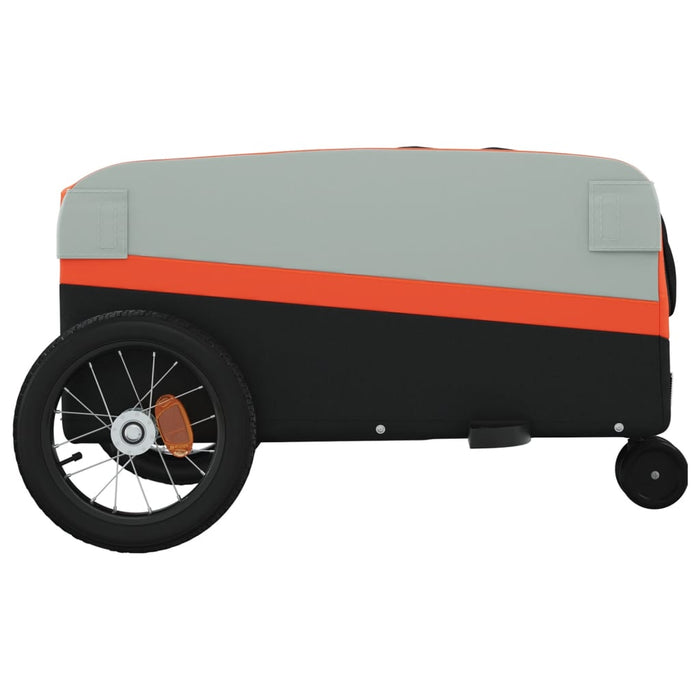 Remorcă pentru biciclete negru/portocaliu, 30 kg, fier - WALTI WALTI