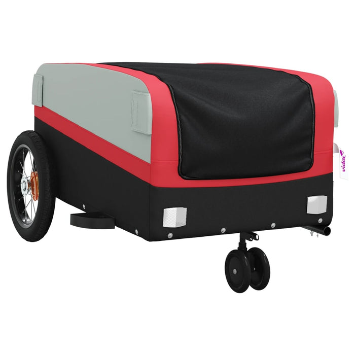 Remorcă pentru biciclete, negru și roșu, 30 kg, fier - WALTI WALTI