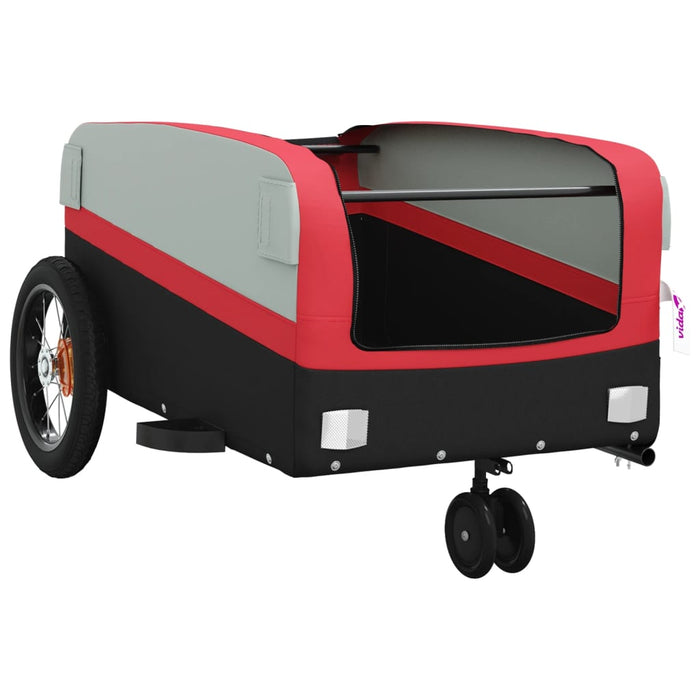 Remorcă pentru biciclete, negru și roșu, 30 kg, fier - WALTI WALTI