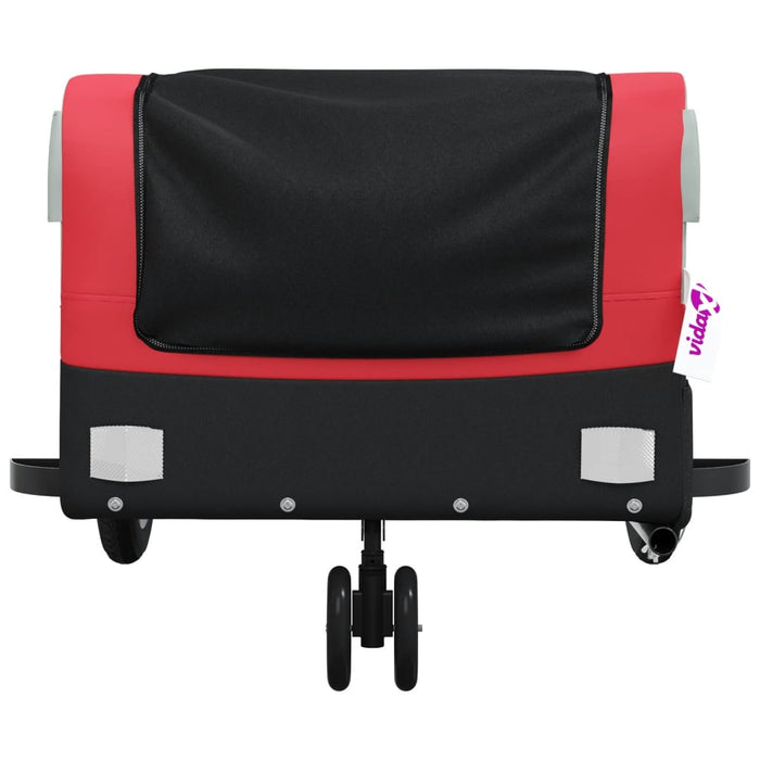 Remorcă pentru biciclete, negru și roșu, 30 kg, fier - WALTI WALTI