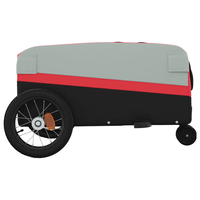 Remorcă pentru biciclete, negru și roșu, 30 kg, fier - WALTI WALTI