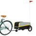 Remorcă pentru biciclete, negru și galben, 30 kg, fier - WALTI WALTI