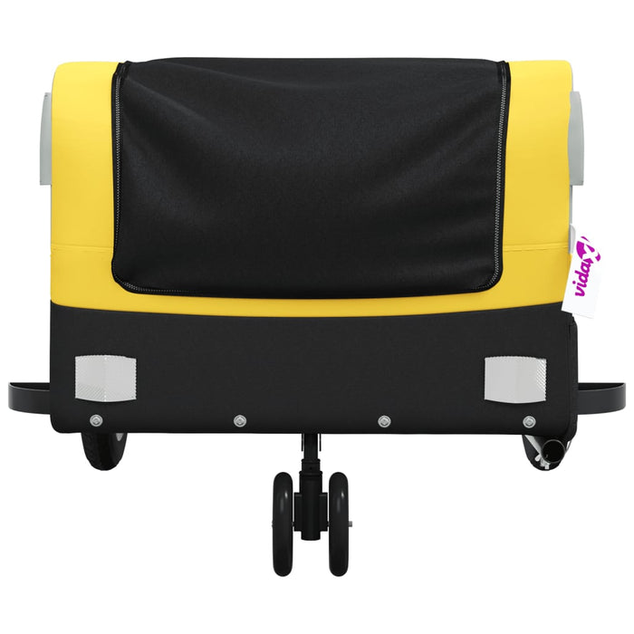 Remorcă pentru biciclete, negru și galben, 30 kg, fier - WALTI WALTI