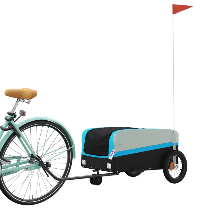 Remorcă pentru biciclete, negru și albastru, 30 kg, fier - WALTI WALTI