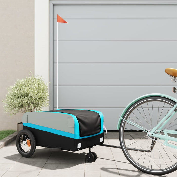 Remorcă pentru biciclete, negru și albastru, 30 kg, fier - WALTI WALTI