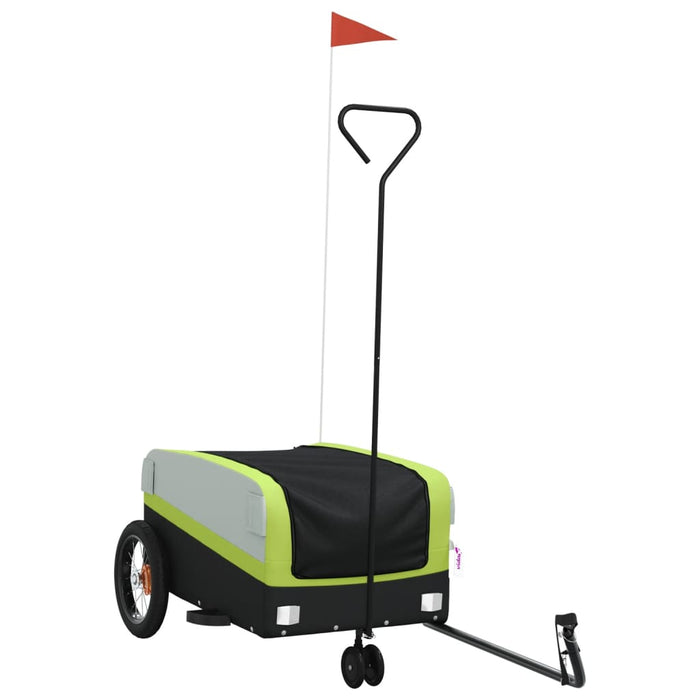Remorcă pentru biciclete, negru și verde, 30 kg, fier - WALTI WALTI