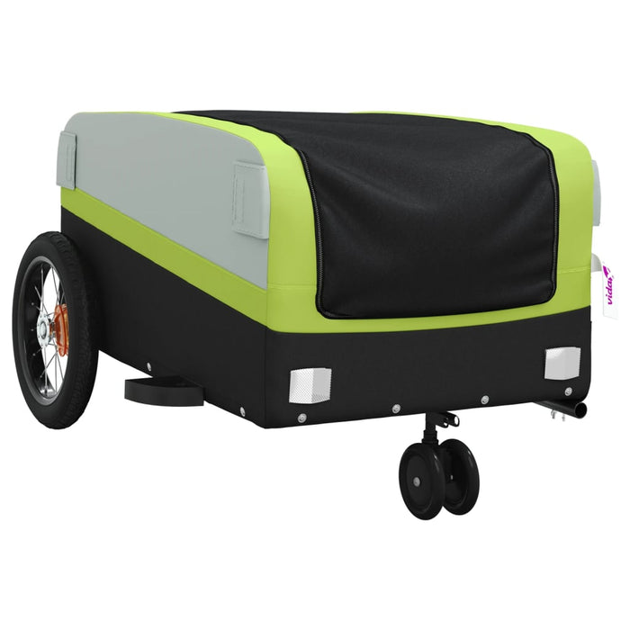 Remorcă pentru biciclete, negru și verde, 30 kg, fier - WALTI WALTI