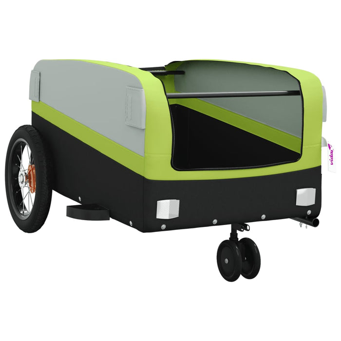 Remorcă pentru biciclete, negru și verde, 30 kg, fier - WALTI WALTI