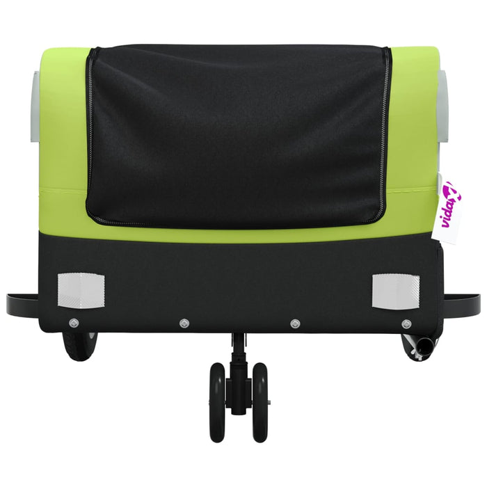 Remorcă pentru biciclete, negru și verde, 30 kg, fier - WALTI WALTI