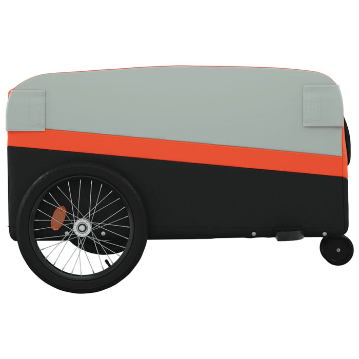 Remorcă pentru biciclete, negru și portocaliu, 45 kg, fier - WALTI WALTI