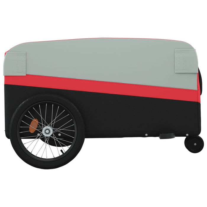 Remorcă pentru biciclete, negru și roșu, 45 kg, fier - WALTI WALTI