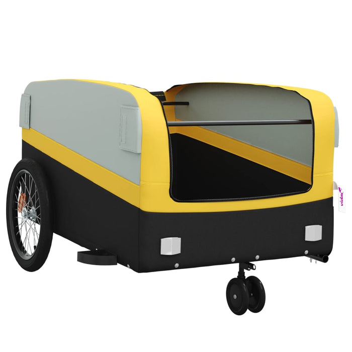 Remorcă pentru biciclete, negru și galben, 45 kg, fier - WALTI WALTI