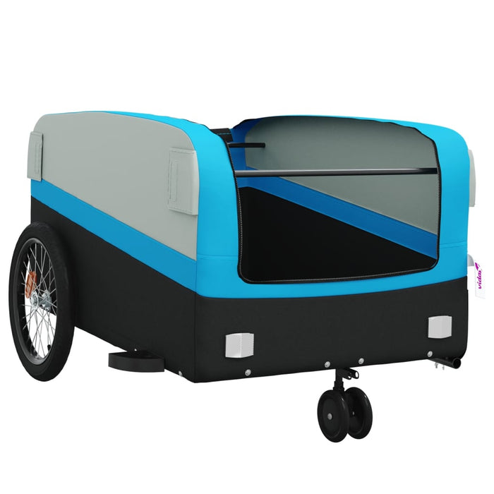 Remorcă pentru biciclete, negru și albastru, 45 kg, fier - WALTI WALTI