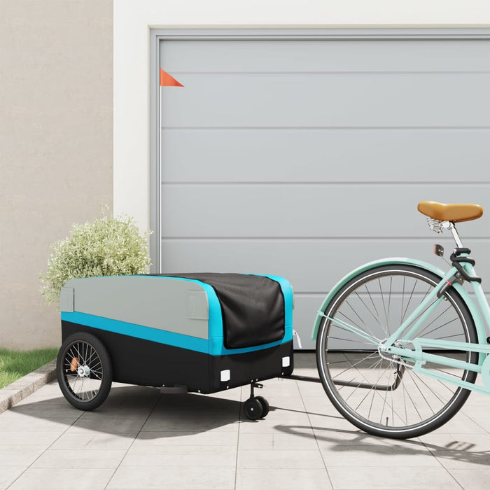 Remorcă pentru biciclete, negru și albastru, 45 kg, fier - WALTI WALTI