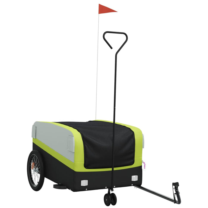 Remorcă pentru biciclete, negru și verde, 45 kg, fier - WALTI WALTI