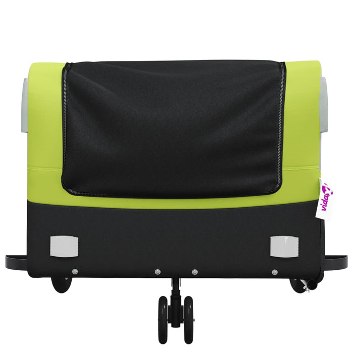 Remorcă pentru biciclete, negru și verde, 45 kg, fier - WALTI WALTI