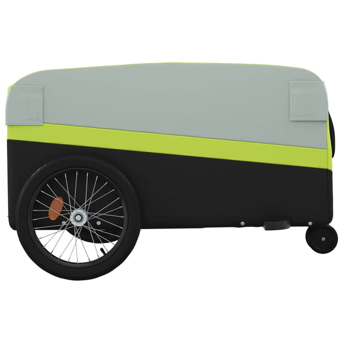 Remorcă pentru biciclete, negru și verde, 45 kg, fier - WALTI WALTI