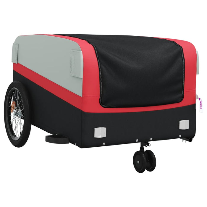 Remorcă pentru biciclete, negru și roșu, 45 kg, fier - WALTI WALTI