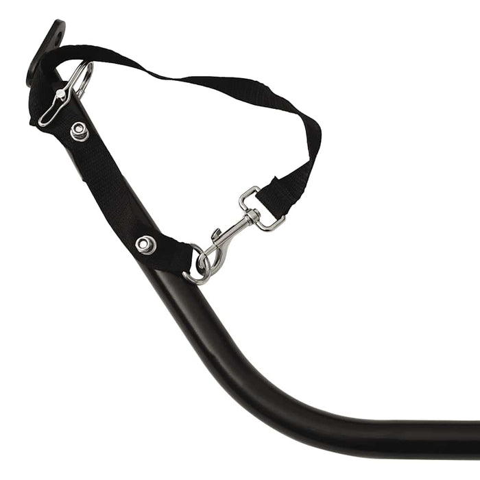 Remorcă pentru biciclete, negru și galben, 45 kg, fier WALTI
