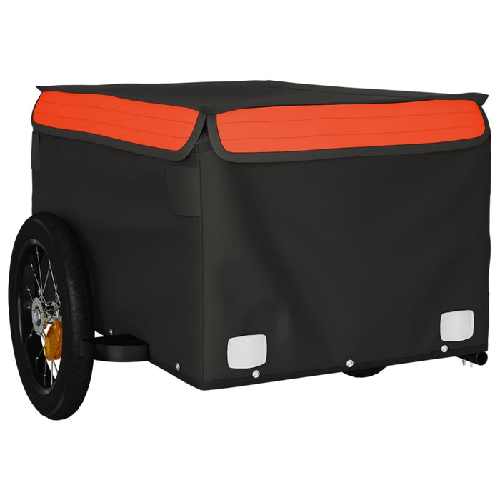 Remorcă pentru biciclete negru/portocaliu, 30 kg, fier WALTI