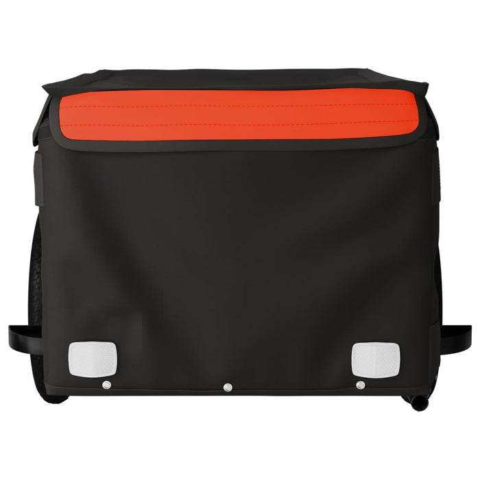 Remorcă pentru biciclete negru/portocaliu, 30 kg, fier WALTI