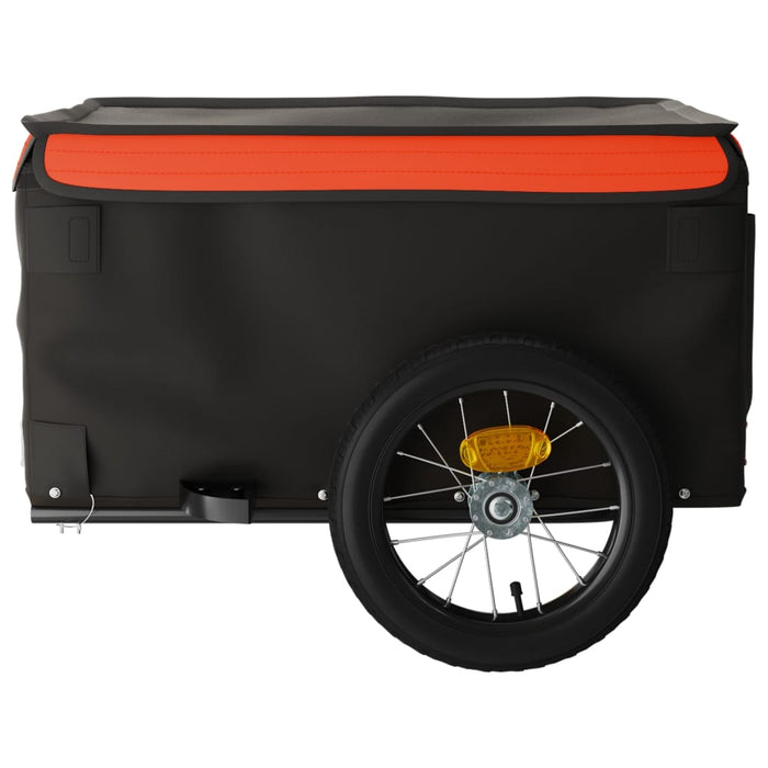 Remorcă pentru biciclete negru/portocaliu, 30 kg, fier WALTI