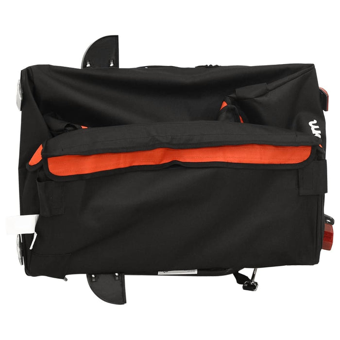 Remorcă pentru biciclete negru/portocaliu, 30 kg, fier WALTI