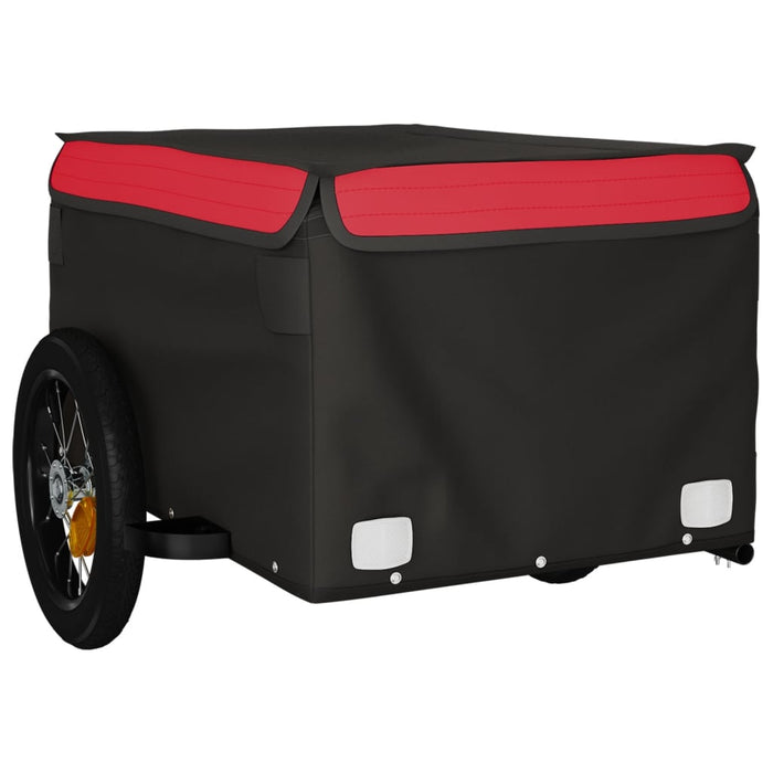 Remorcă pentru biciclete, negru și roșu, 30 kg, fier - WALTI WALTI