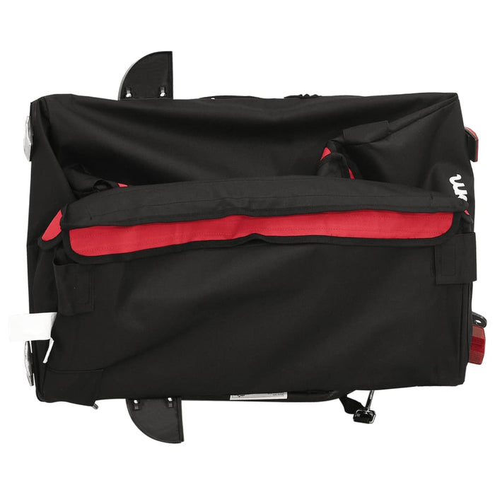 Remorcă pentru biciclete, negru și roșu, 30 kg, fier - WALTI WALTI