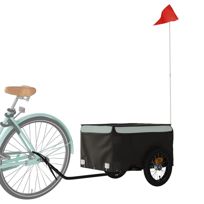 Remorcă pentru biciclete, negru și gri, 30 kg, fier - WALTI WALTI