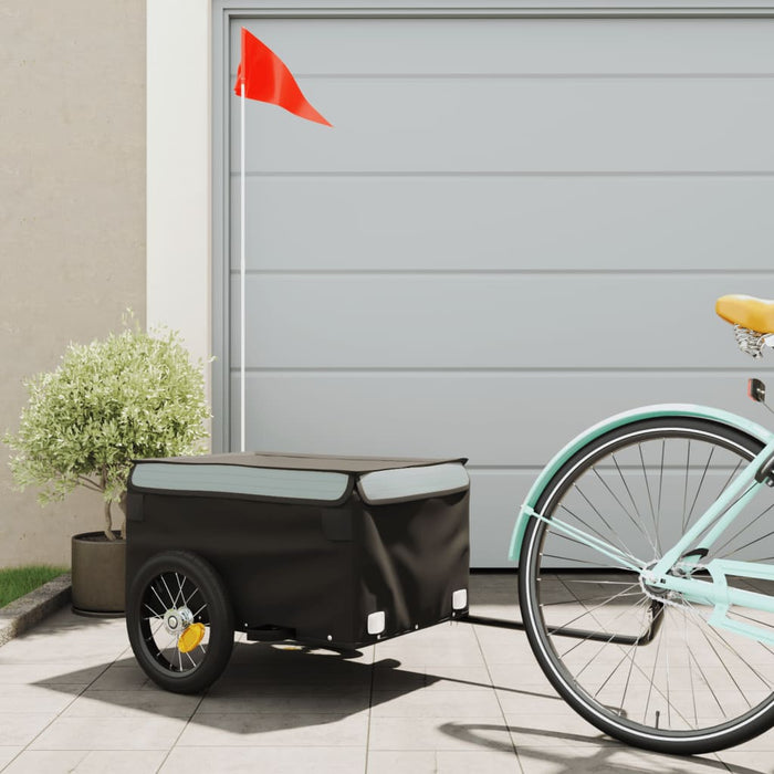 Remorcă pentru biciclete, negru și gri, 30 kg, fier - WALTI WALTI