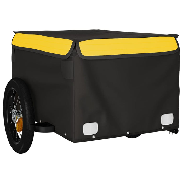 Remorcă pentru biciclete, negru și galben, 30 kg, fier - WALTI WALTI