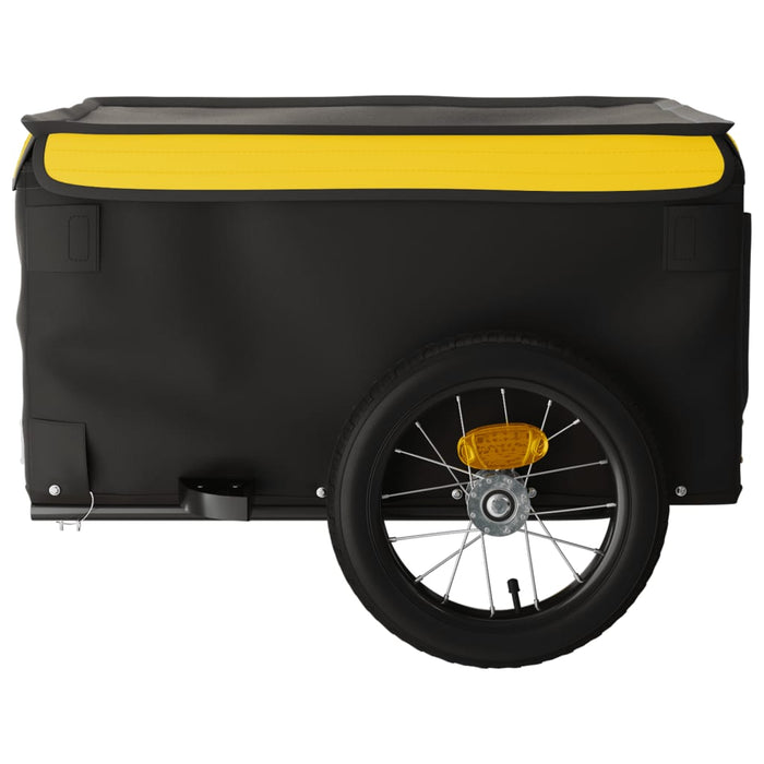 Remorcă pentru biciclete, negru și galben, 30 kg, fier - WALTI WALTI