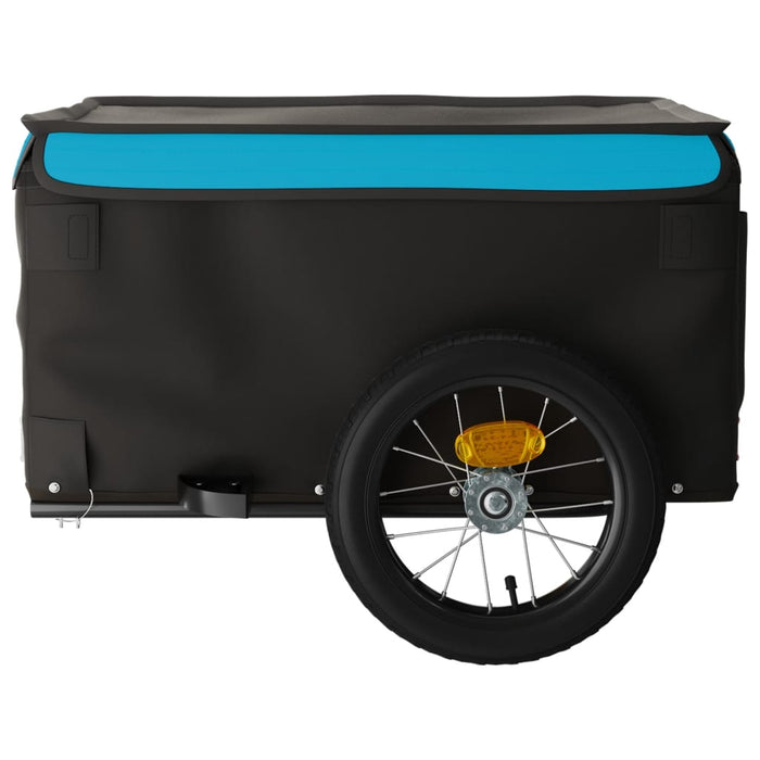 Remorcă pentru biciclete, negru și albastru, 30 kg, fier WALTI