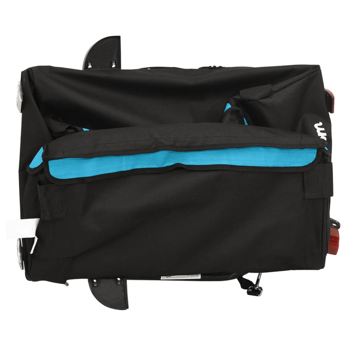 Remorcă pentru biciclete, negru și albastru, 30 kg, fier WALTI