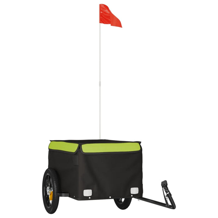 Remorcă pentru biciclete, negru și verde, 30 kg, fier - WALTI WALTI