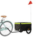 Remorcă pentru biciclete, negru și verde, 30 kg, fier - WALTI WALTI
