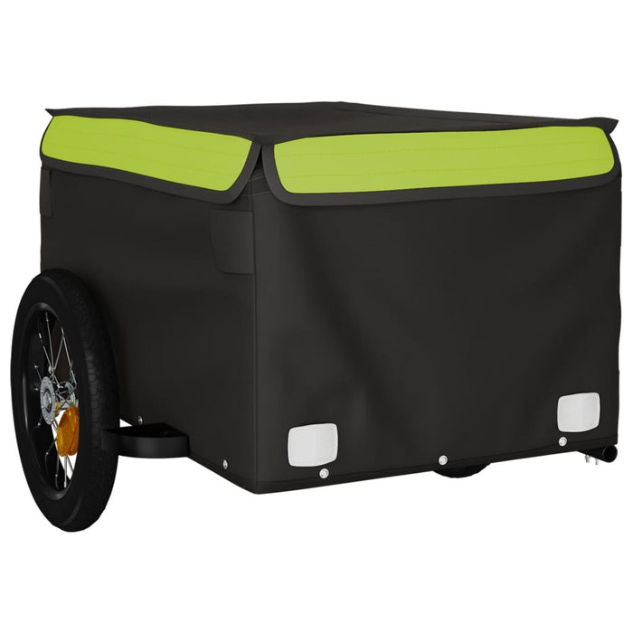 Remorcă pentru biciclete, negru și verde, 30 kg, fier - WALTI WALTI