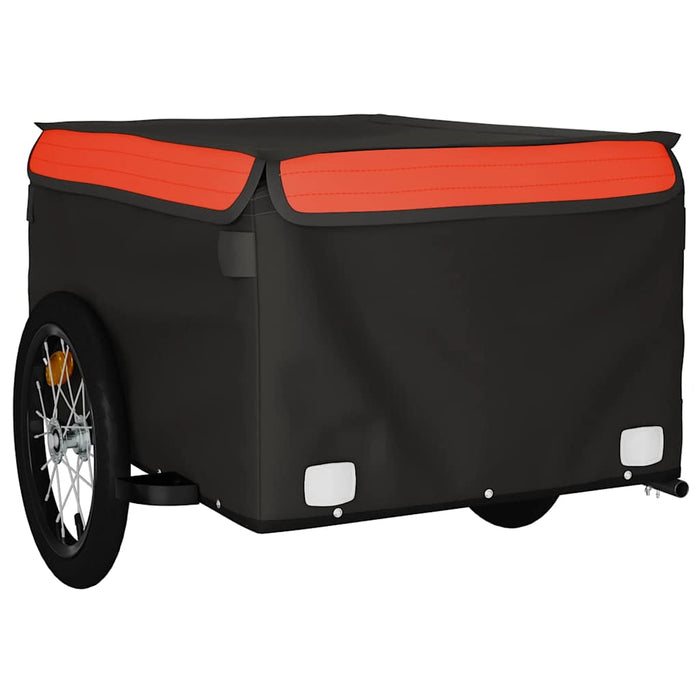 Remorcă pentru biciclete, negru și portocaliu, 45 kg, fier WALTI