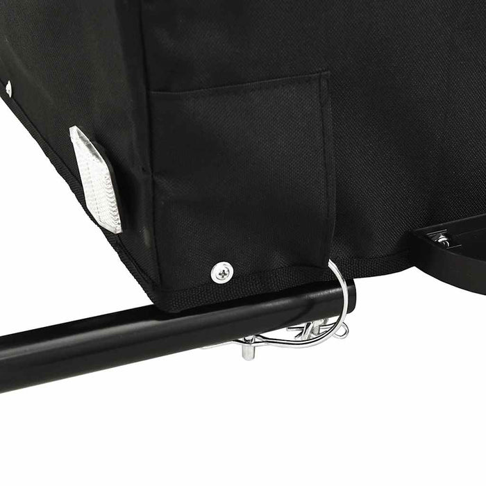 Remorcă pentru biciclete, negru și portocaliu, 45 kg, fier WALTI